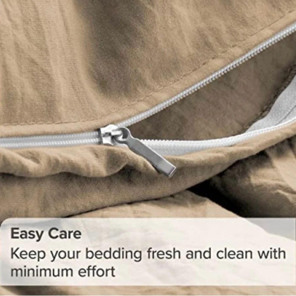 Super Soft Duvet Covers (Twin/Twin XL, Sandwashed Pebble Beach)